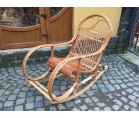 Крісло-гойдалка плетене з лози Еліт
