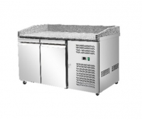 Masă frigorifică pentru pizza cu două uși, granit BRILLIS PZ2600TN