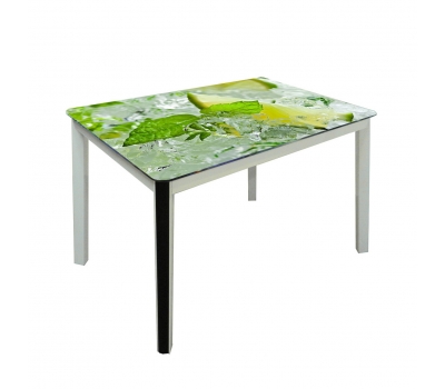 Кухонний стіл ДКС-Престиж Корал 1050х650х750 мм зелений Фотодрук