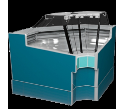 Vitrina frigorifică unghiulară Geneva-UV OS ROSS (portabil la rece)