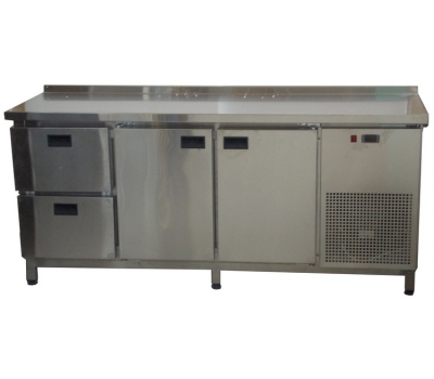 Стіл холодильний СХ2Ш2ДБ-Н-Т (1860/600/850)