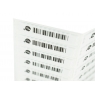 Etichetă de securitate magnetică acustică cu dublu circuit Sensormatic, 44X10mm, 5000 buc. (cod de bare)