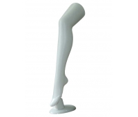 Нога JL под колготок белая (с пластиковой подставкой)