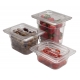 Capac plat cu un mâner din policarbonat transparent pentru recipiente gastronome Cambro GN 1/1 (530x325 mm) culoare