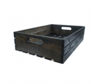 Ящик деревянный темный P01-1