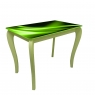 Кухонний стіл ДКС-Класік Корал 900х600х750 мм зелений Фотодрук