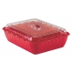 Capac pentru castroane de salată 24x31x3,5 cm Cambro 1,9 l culoare Transparent