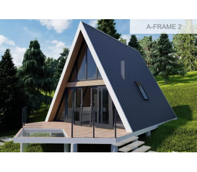 Модульный дом: проект A-FRAME-1 Модульный дом: проект A-FRAME-1