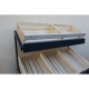 Деревянный ящик для овощных стеллажей 600х400х150 мм