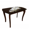 Кухонний стіл ДКС-Класік-4 Корал 1200х700х750 мм коричневий Фотодрук