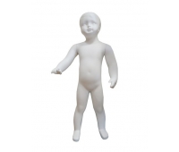 Kid-02wm Manechin pentru copii alb mat 78cm