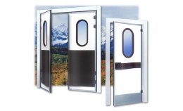 Маятниковые дверные блоки Tehma: современное решение для интенсивных производственных сред