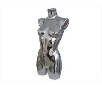 3007 / С Торс жіночий (покриття хром) сріблястий