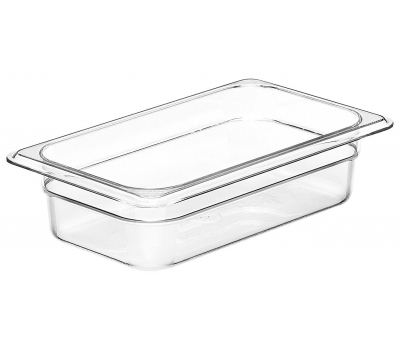 Гастроемкость Cambro GN 1/4 (265х162 мм) из поликарбоната h= 65 мм цвет Прозрачный