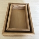 Set ECO de cutii din lemn 1-60x300x200 / 2-60x250x150