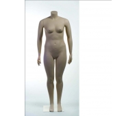 WMA 54 Манекен женский телесный без головы  (54 р-р)(квадр. база, двойная фикс.)