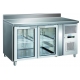 Холодильный стол 2 стеклянные дверцы BERG