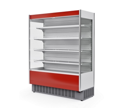 Вітрина (гірка) холодильна МХМ Флоренція ВХСп-0,6 (червона) CUBE