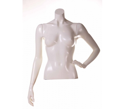 Torso feminin T-SR06 (alb)