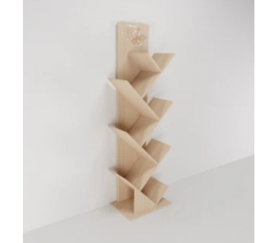 Стеллаж с наклонными полками для книг или бутылок