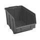 Витрина - стеллаж односторонний 1,8 с контейнерами пластиковыми складскими для гаек 93 шт