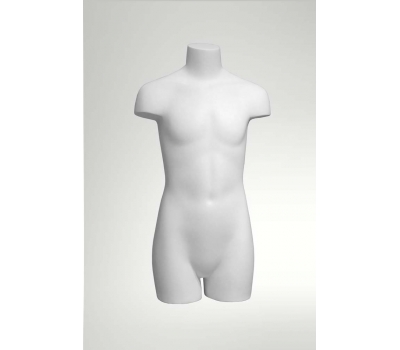 ST-1 Torso alb pentru copii opac (H-70cm)