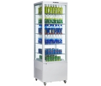 Шкаф-витрина холодильная EWT INOX RT500L (БН)