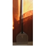 Перфорированная лопата для пиццы 31х35 см, металлическая ручка, длиной 142 см