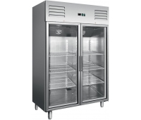 Холодильный шкаф 1400 л BERG со стеклянными дверями