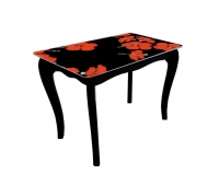 Кухонний стіл ДКС-Класік Корал 1050х650х750 мм чорний+червоний Фарбування