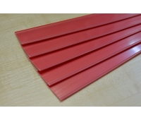 Bandă preț roșu de 39 mm-900 mm înălțime, (bandă autoadezivă, transparentă) 0,9 m