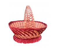 Пасхальная корзина белая 38-40 см, ширина 30 см