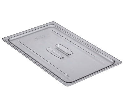 Capac plat cu un mâner din policarbonat transparent pentru recipiente gastronome Cambro GN 1/1 (530x325 mm) culoare