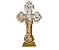 Хрест різьблений (фігурний) на підставці 520x260
