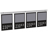 Підвісна система Fixline з перфорованим профілем 1 метр з чорними касетами цін