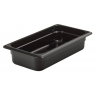 Recipient Gastronorm Cambro GN 1/3 (325х176 mm) din policarbonat h = 65 mm culoare Negru