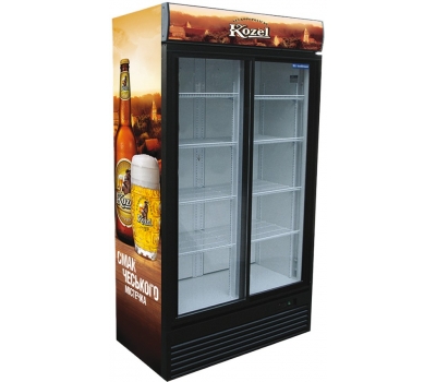 Холодильну шафу зі скляними дверима UBC Large