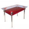 Кухонный стол КС-1 Корал 1100x700x750 мм красный покраска