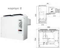 Моноблок среднетемпературный MM 222 S POLAIR (холодильный)