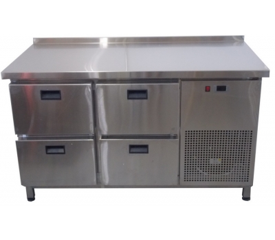 Стол холодильный с ящиками СХ4Ш1Б-Н-Т (1400/700/850)