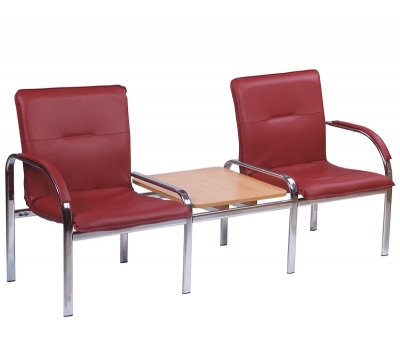 Кресло двухместное STAFF-2 (S) T со столиком