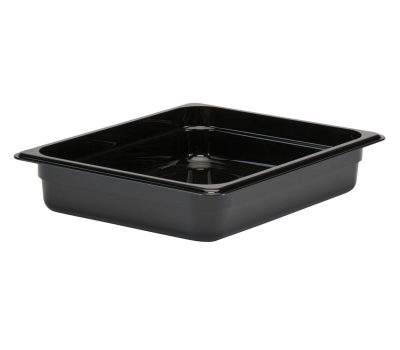 Recipient Gastronorm Cambro GN 1/2 (325x265 mm) din policarbonat h = 65 mm culoare Negru