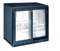 Барный холодильный шкаф HURAKAN HKN-GXDB250-SL