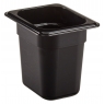 Recipient Gastronorm Cambro GN 1/8 (161х137 mm) din policarbonat h = 150 mm culoare Negru