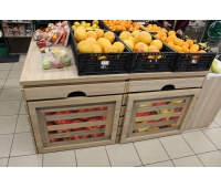 Dulap pentru afișarea fructelor și legumelor 1200 x 800