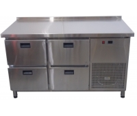 Стіл холодильний з ящиками СХ4Ш1Б-Н-Т (1400/700/850)