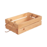 Cutie din lemn șlefuit 50x30x15 cu iută
