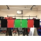 Магнитная подвесная система Snapper металлик с цветными пластиковыми табличками A4 Черный, 1 м