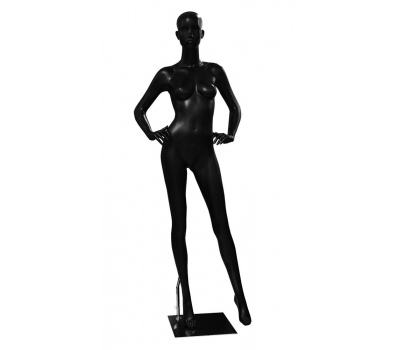 FBLA-CH2 манекен женский чёрный с рельефным лицом
