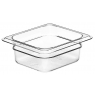 Recipient Gastronorm Cambro GN 1/6 (176x162 mm) din policarbonat h = 65 mm culoare Transparent
